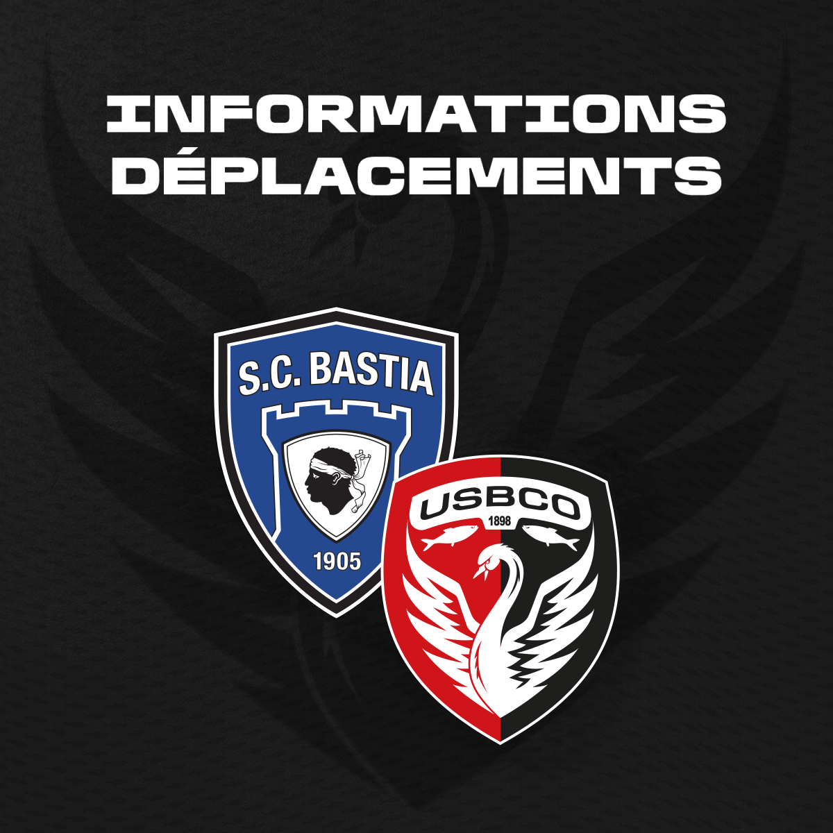 Informations Déplacement | SC Bastia